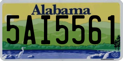 AL license plate 5AI5561
