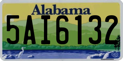 AL license plate 5AI6132