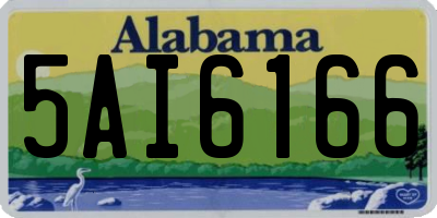 AL license plate 5AI6166
