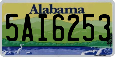 AL license plate 5AI6253