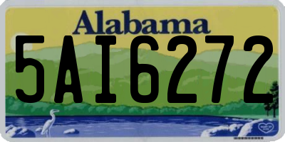 AL license plate 5AI6272