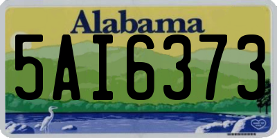 AL license plate 5AI6373