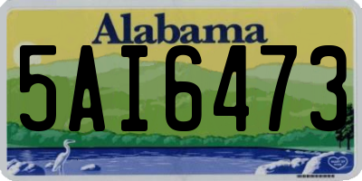 AL license plate 5AI6473