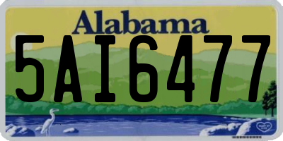 AL license plate 5AI6477