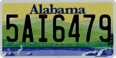 AL license plate 5AI6479
