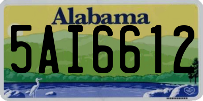 AL license plate 5AI6612
