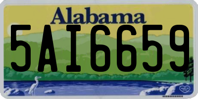 AL license plate 5AI6659