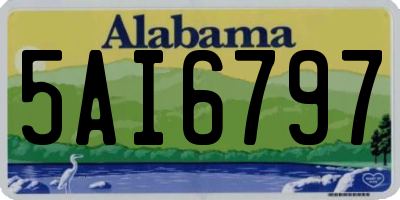 AL license plate 5AI6797