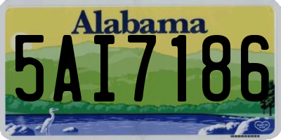 AL license plate 5AI7186