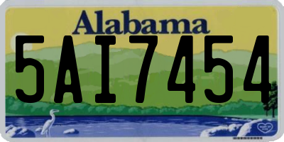 AL license plate 5AI7454