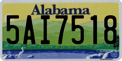 AL license plate 5AI7518
