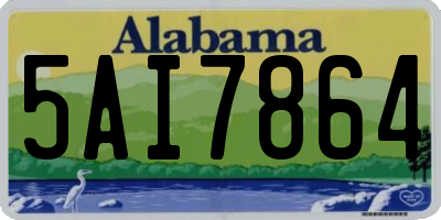 AL license plate 5AI7864