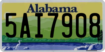 AL license plate 5AI7908