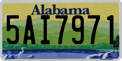 AL license plate 5AI7971