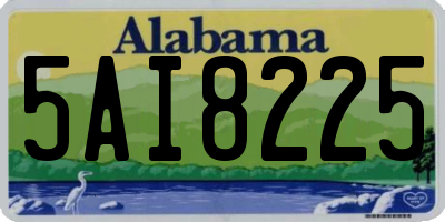 AL license plate 5AI8225