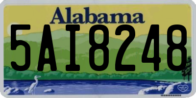 AL license plate 5AI8248
