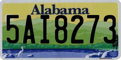 AL license plate 5AI8273
