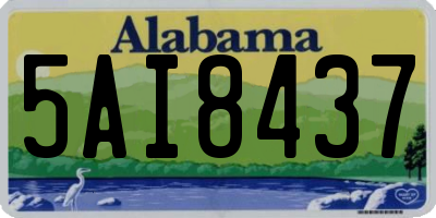 AL license plate 5AI8437