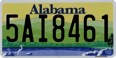 AL license plate 5AI8461