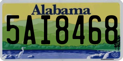 AL license plate 5AI8468