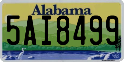 AL license plate 5AI8499