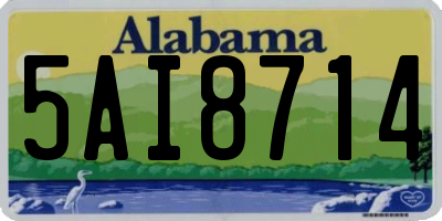 AL license plate 5AI8714