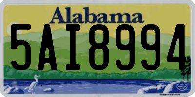 AL license plate 5AI8994