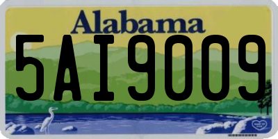 AL license plate 5AI9009