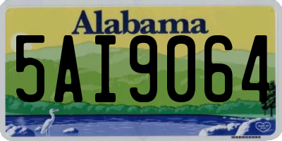 AL license plate 5AI9064