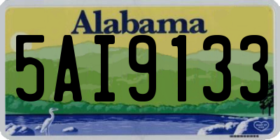 AL license plate 5AI9133
