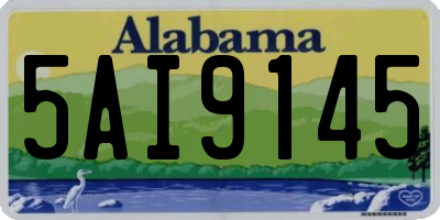 AL license plate 5AI9145