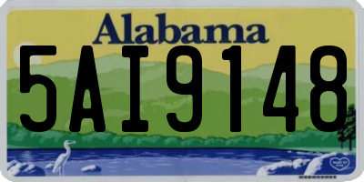 AL license plate 5AI9148