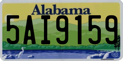 AL license plate 5AI9159