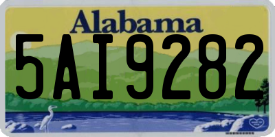 AL license plate 5AI9282