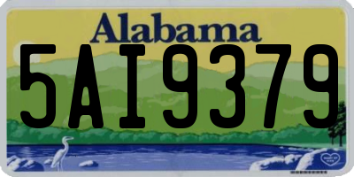 AL license plate 5AI9379