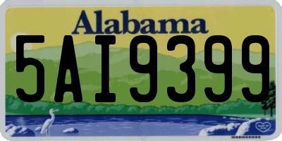 AL license plate 5AI9399