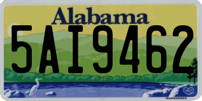 AL license plate 5AI9462