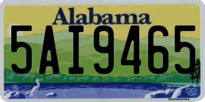 AL license plate 5AI9465