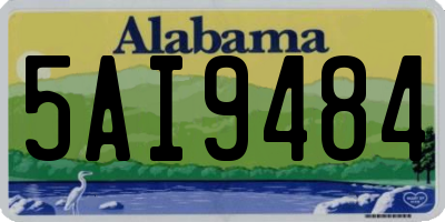 AL license plate 5AI9484