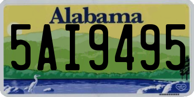 AL license plate 5AI9495