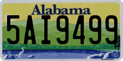 AL license plate 5AI9499