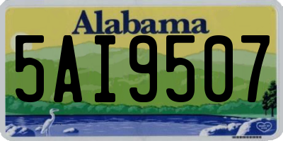AL license plate 5AI9507
