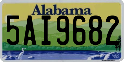 AL license plate 5AI9682