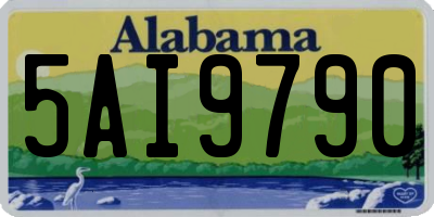 AL license plate 5AI9790