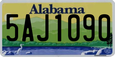 AL license plate 5AJ1090