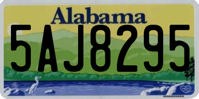 AL license plate 5AJ8295