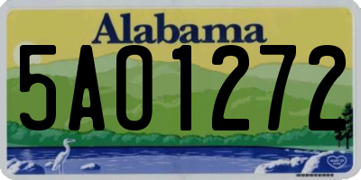 AL license plate 5AO1272