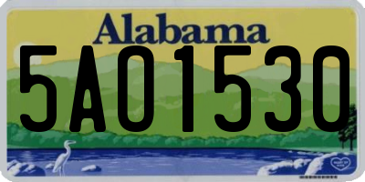 AL license plate 5AO1530