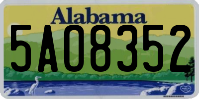 AL license plate 5AO8352