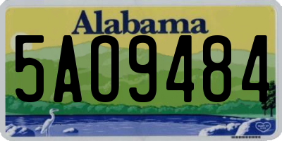 AL license plate 5AO9484